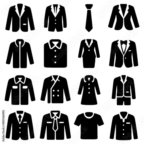 Elegance in Attire: A collection of various attire that reflects classic style, capturing timeless fashion.