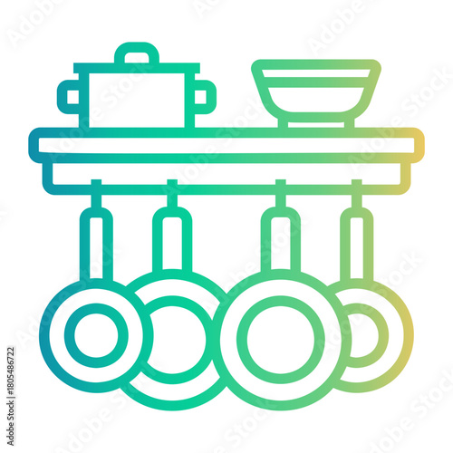 personal hygiene Line Gradient Icon