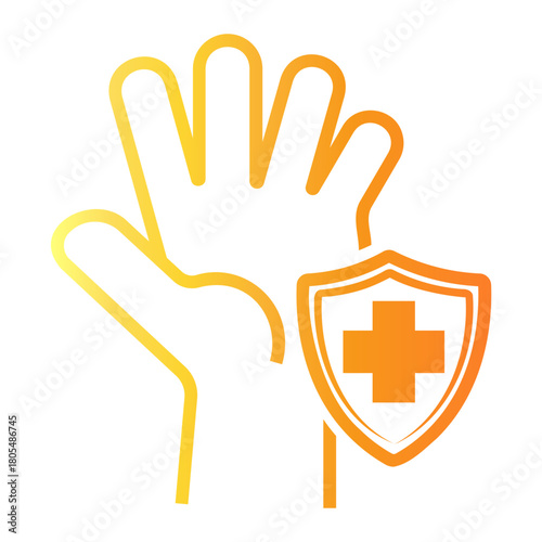 personal hygiene Line Gradient Icon