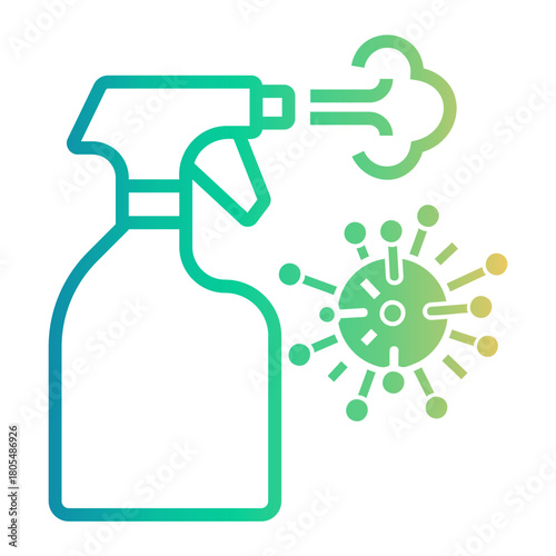 persoal hygiene Line Gradient Icon
