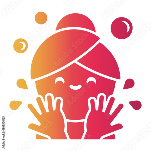 personal hygiene Gradient icon