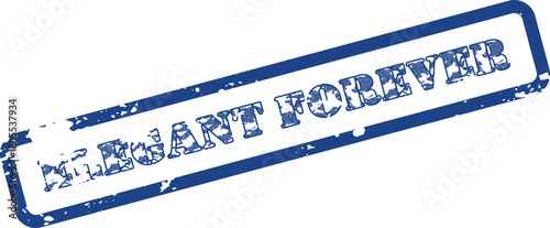 Elegant Forever Distressed Rubber Stamp for Premium Quality Assurance Seal