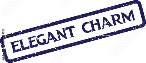 Elegant Charm Official Stamp Expressing Sophistication, Alluring Gracefulness, and Refined Appeal