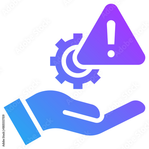 Risk Management icon for business risk, website, application, printing, document, poster design, etc