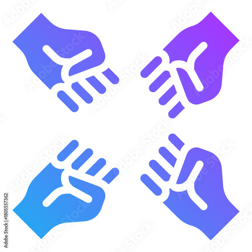 Teamwork icon for business risk, website, application, printing, document, poster design, etc