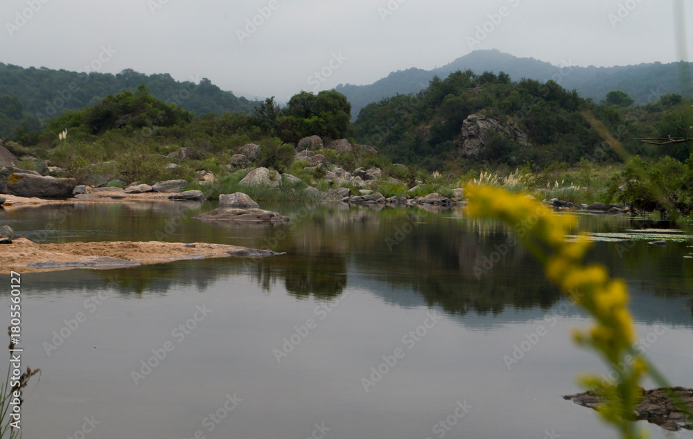 Fototapeta premium Río Yuspe, Cordoba, Argentina