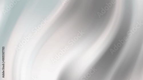 Elegant Abstract Flowing Silver and White Gradient Background Animation with Smooth Curves
