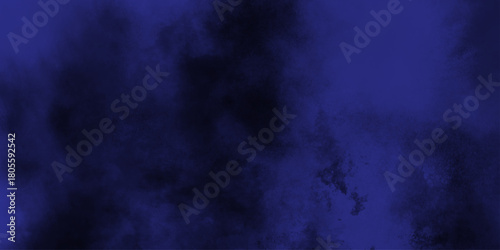 Dark abstract background with blue grunge effect background. blue velvet grunge texture fantasy smooth watercolor painted art design. Dark elegant Royal blue shades aquarelle paint	