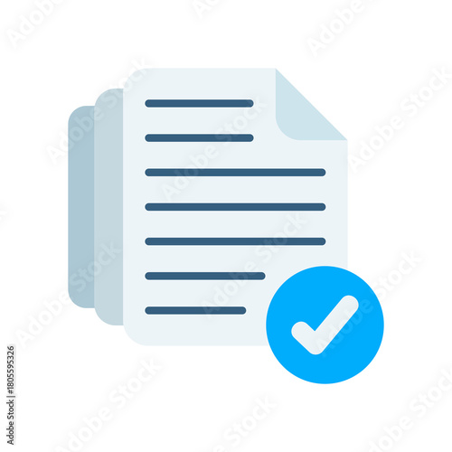 Document Versioning flat icon
