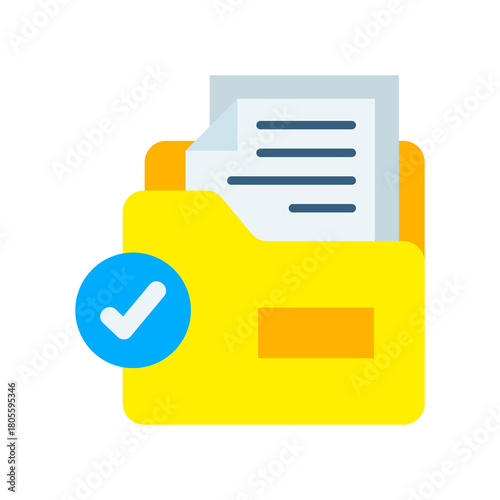 Document Storage flat icon