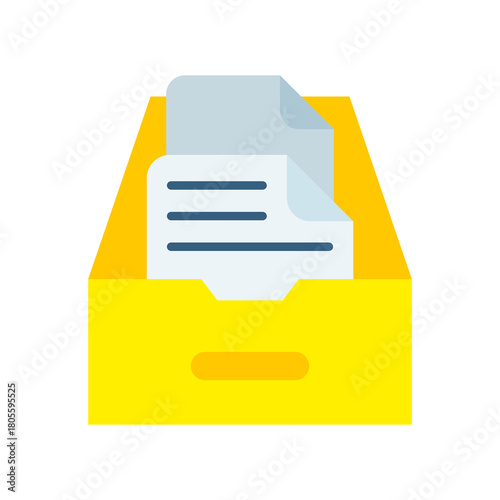 Document Archiving flat icon