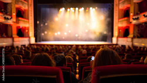 Attending vibrant Broadway show in New York with exciting musical theatre performance, cultural spectacle, stage, applause, venue ticket, urban destination, memorable experience, evening event delight