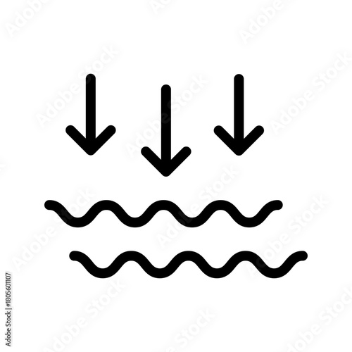 Low Pressure Icon Pack – Weather and Atmospheric Symbols Collection for Apps, UI, and Web Design