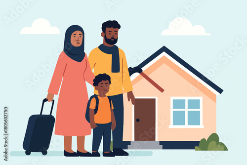 Migrant Housing Illustration