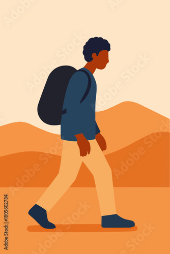 Refugee Migrant Illustration