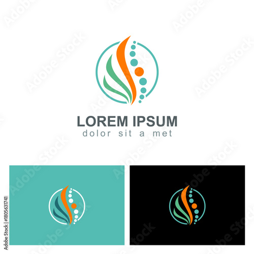 Innovative Health and Wellness Logo Design Showcasing Serenity and Vitality, Representing Holistic Harmony and Therapeutic Balance, Ideal for Healthcare Businesses and Wellness Brands