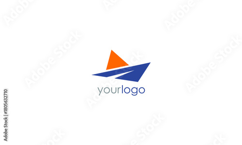 Creative Corporate Identity Representation with Geometric Form, Symbolizing Progress, Originality, Innovation, and Forward-Thinking Vision for Branding Solutions, Corporate Design