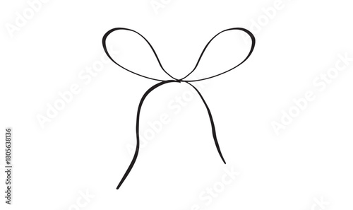 Ribbon bow object drawing blackcolor object icon design gift present ribbon bow happy valentine day love heart happy birthday merry christmas xmas happy new year weddign celebration festival bow