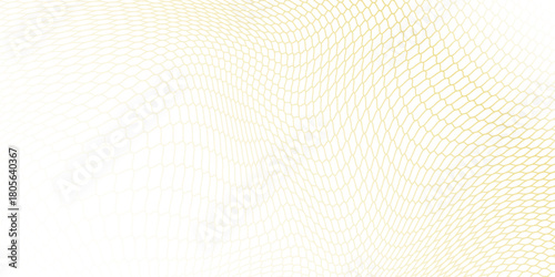 Mesh texture for fishing nets gold color gradient. Seamless pattern for sportswear or soccer goal, volleyball net, basketball hoop. abstract background vector.