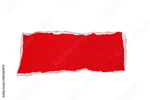Wallpaper Mural Rectangular Torn Piece of Red Paper Torontodigital.ca