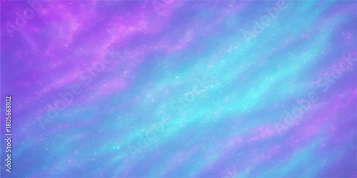 Abstract watercolour texture with blue, purple, and bright light lines creating a vibrant sky and clouds cape design pattern