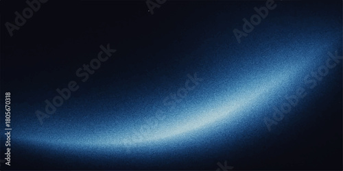 Abstract blue light wave motion design on dark texture backdrop background with digital glow and energy ray pattern illustration