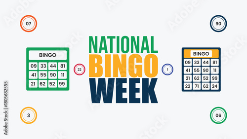 National Bingo Week, Fun Games, Community Entertainment, Bingo Celebration