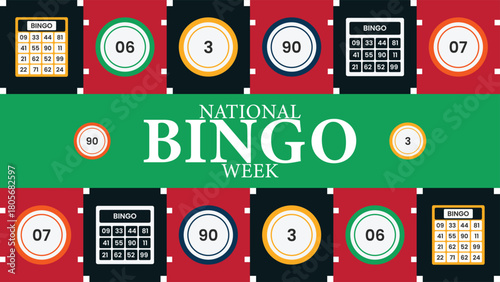 National Bingo Week, Fun Games, Community Entertainment, Bingo Celebration
