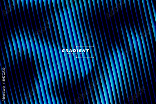 Vibrant gradient with ribbed fractal glass texture pattern and dark circular center. Dynamic abstract artwork perfect for modern banners, marketing visuals, creative backgrounds and artistic projects