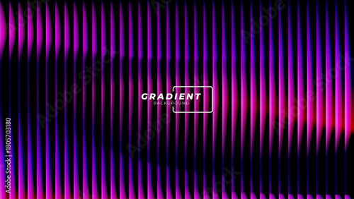 Vibrant gradient with ribbed fractal glass texture pattern and dark circular center. Dynamic abstract artwork perfect for modern banners, marketing visuals, creative backgrounds and artistic projects