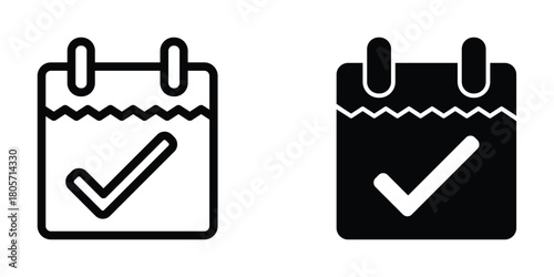 Calender icon design template