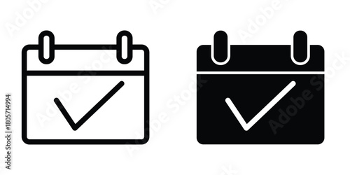 Calender icon design template