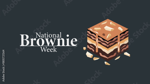 National Brownie Week, Chocolate Dessert, Sweet Treat, Bakery Celebration