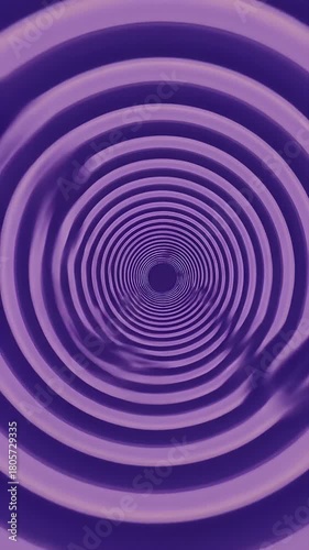 Purple Spiral Vortex Optical Illusion Abstract Footage