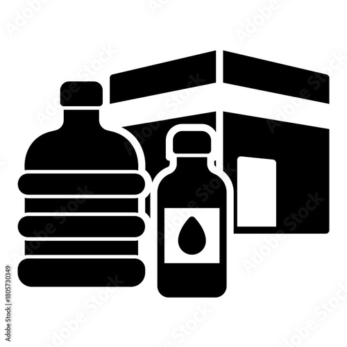 Zamzam water icon from Mecca