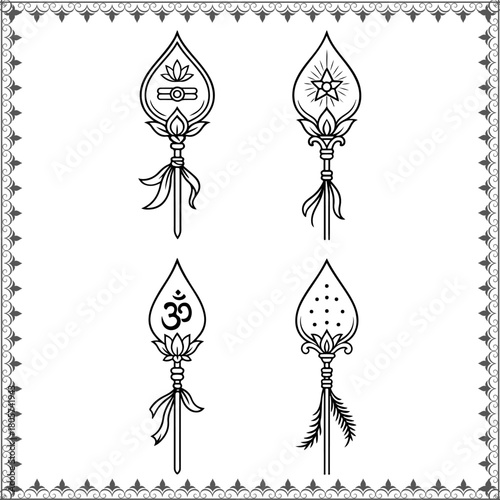 Lord Murugan Vector Icons Set – Stylized Tamil Hindu God Illustrations"
"Murugan Silhouette Collection – Vel Symbol and Peacock Elements
"Hindu God Murugan Line Art Logos – Traditional Tamil Religi