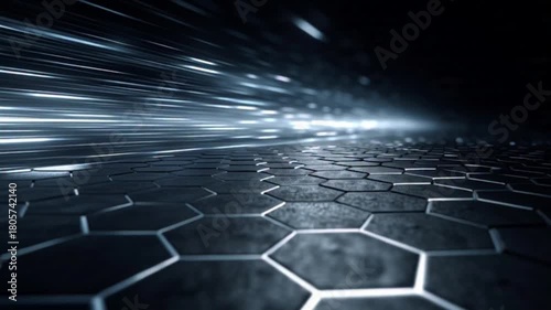 Abstract Dark Blue Water Surface Ripple Texture Background Seamless Loop Pool