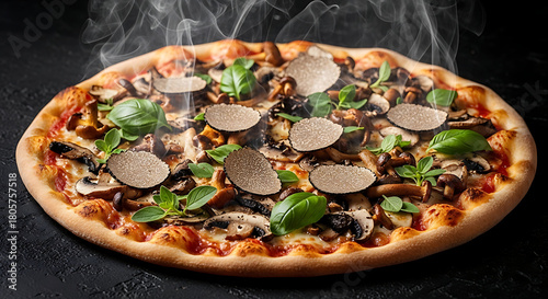 Fototapeta Naklejka Na Ścianę i Meble -  Truffle pizza
