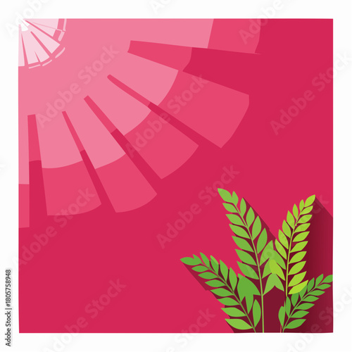 Brick wall and wooden floor background vector design illustration
3