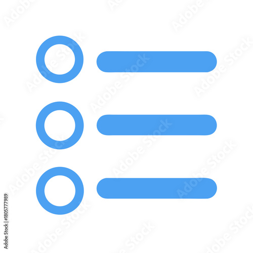 Simple list icon illustration on black background format Free Download Simple list icon illustration on black background format - GFXLoad