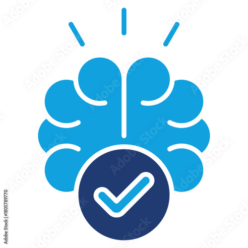 Knowledge Flat Blue Icon
