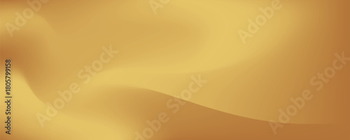 Gold abstract blurred gradient background. Vector illustration.