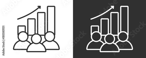 Sales Icon Set Vector Collection Isolated In Black And White