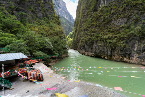 Balagezong Grand Canyon Park in Yunnan province, China.