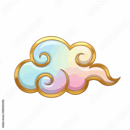 Chinese cloud motif