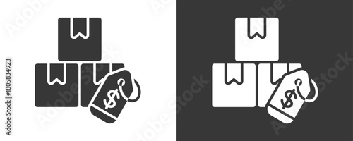 Pricing Icon Set Vector Collection Isolated In Black And White
