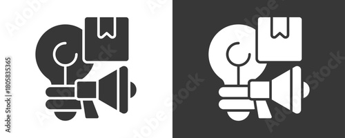 Campaign Icon Set Vector Collection Isolated In Black And White