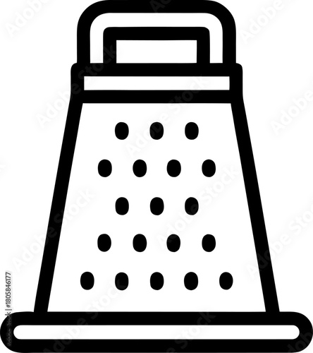 grater icon outline icon