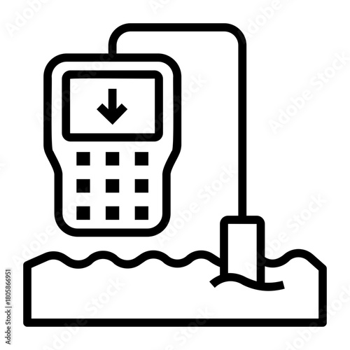 quality control Line Icon