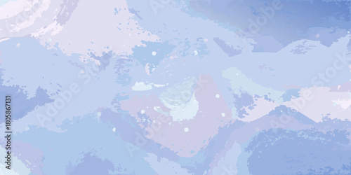 Soft abstract watercolor background with pastel blue and purple paint strokes and subtle white speckles